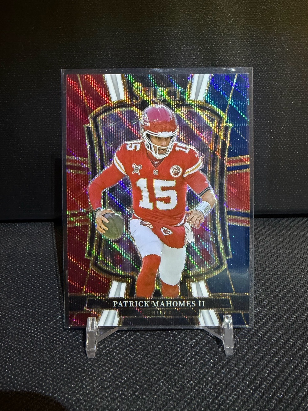 2025 Panini Select - Premier Level Patrick Mahomes II #107 Tri-Color Prizm /299